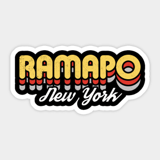 Retro Ramapo Sticker